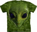 Green Alien Face